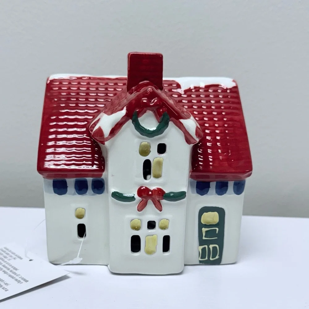 New Ceramic Holiday LED Light up Village House from Target Threshold 2025